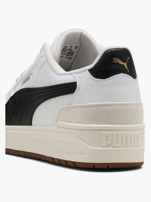 Puma Shuffle Downtown Lo OG Jr Sneaker, White/Black