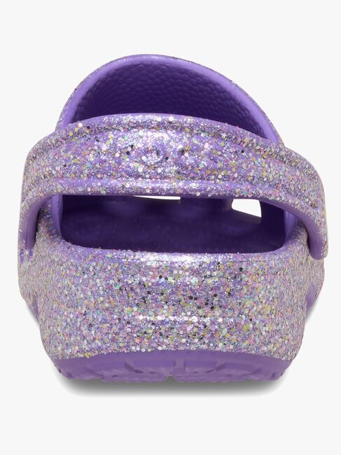 Crocs Classic Fantasy Glitter Pantoffeln, Lila