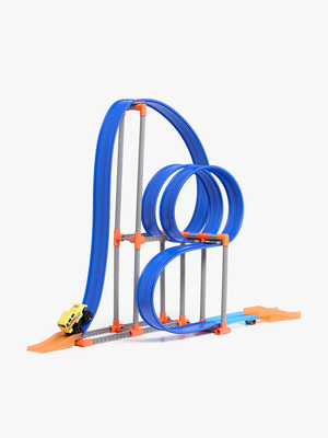 Alex's Garage Magnetische Autorennbahn 56 Teile