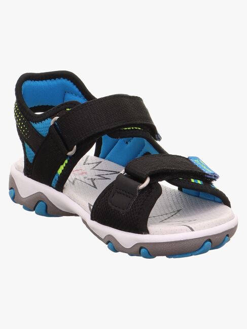 Superfit Mike 3.0 Sandalen, Schwarz/Gelb