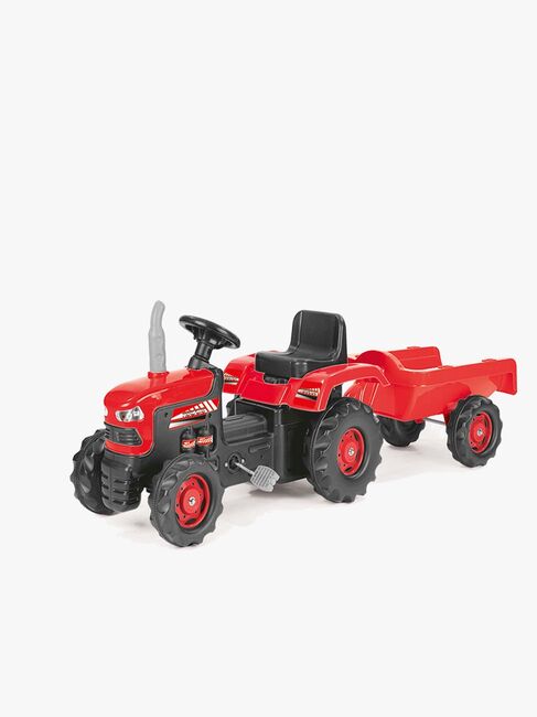 DOLU Trettraktor Mit Anhänger, Rot 8TT-153-3467_2.jpg