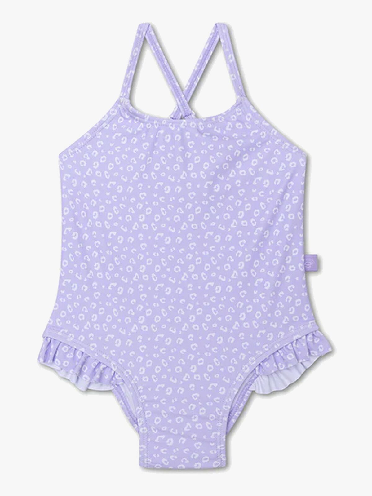 Swim Essentials Badeanzug, Lila Leopard