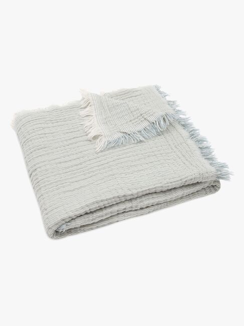 Jollein Musselintuch Fringe, Sea Green