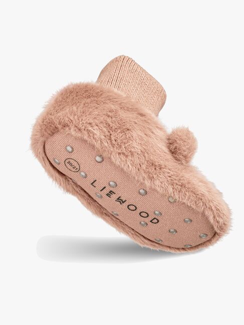 LIEWOOD Beth Bear Plush Hausschuhe, Pale Tuscany