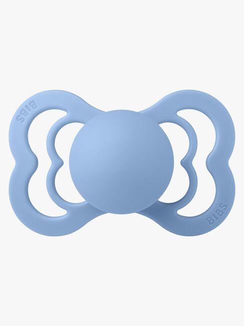 BIBS Supreme Schnuller Silikon Gr. 2, Sky Blue