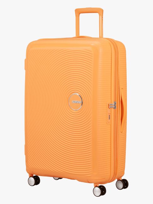 American Tourister Soundbox Spinner Koffer 97-110L, Papaya Pop