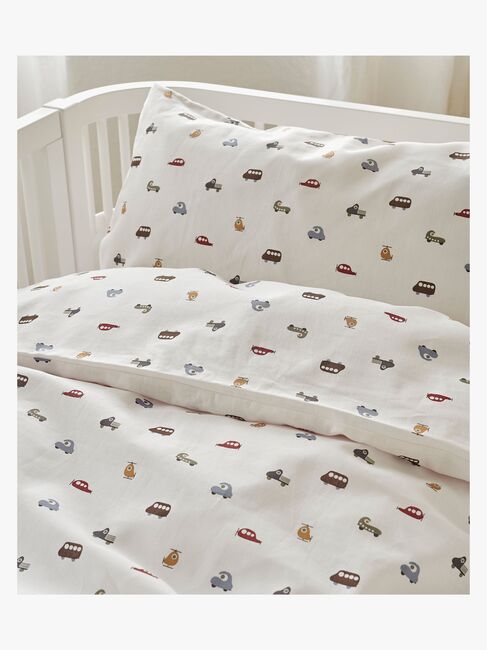 Borganäs Bettwäsche Babybett 100x130 cm John, Beige