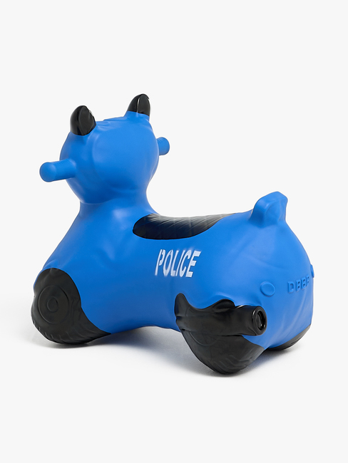 Cloudberry Castle Polizeimotorrad Hüpffahrzeug, Blau