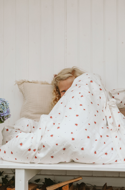 Vanilla Copenhagen Bettwäsche Junior 100x130 cm, Lady Lovebug