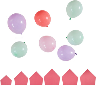 Ginger Ray Luftballons, Mehrfarbig