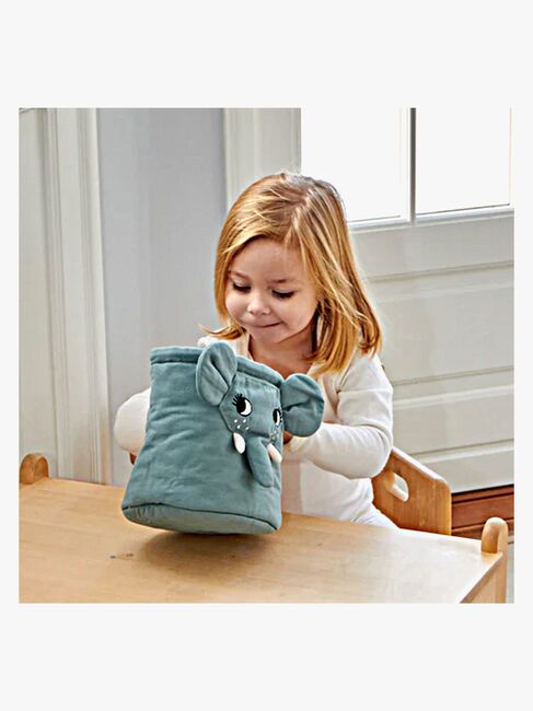 Roommate Mini Aufbewahrungskorb Elefant, Blau