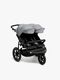 Beemoo Activity Twin Geschwisterwagen, Black/Dark Grey