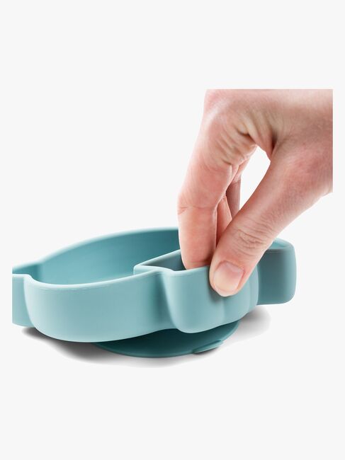 Done By Deer Stick & Stay Silikonteller Birdee, Blue