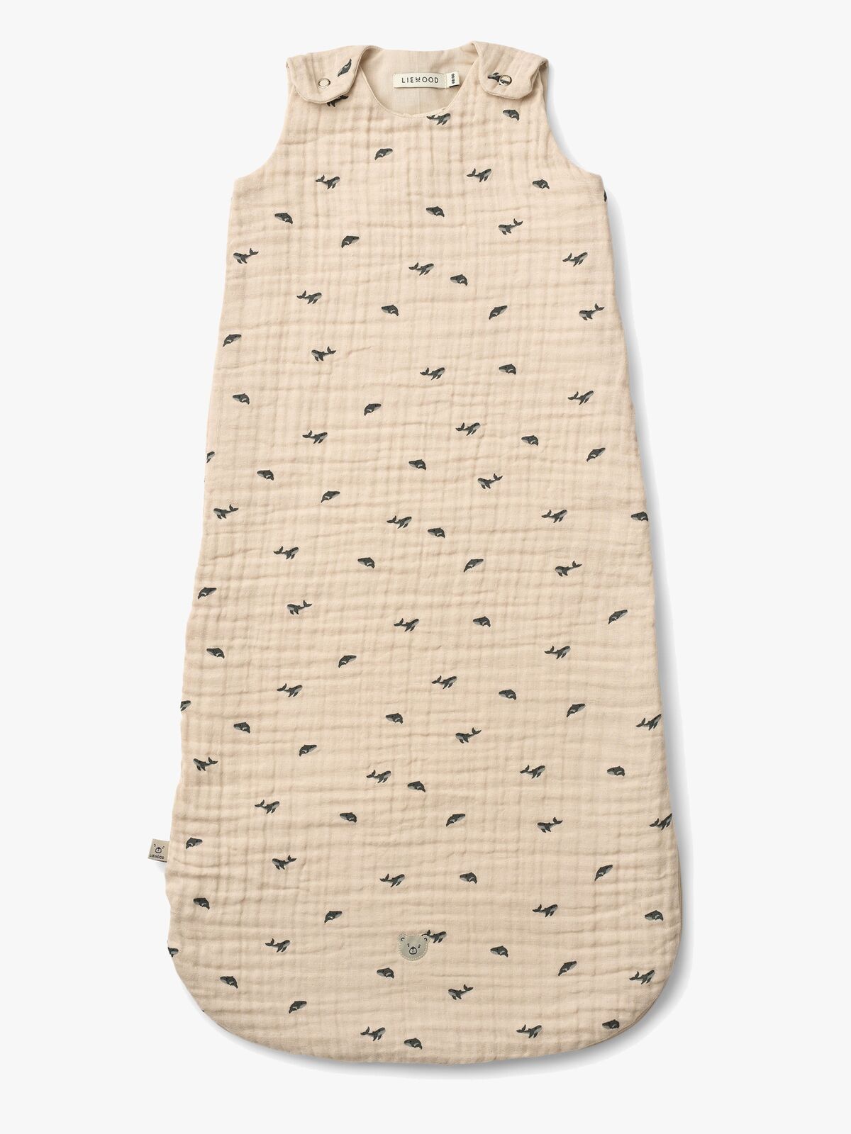 LIEWOOD Flora Schlafsack Größe 56-68, Mini Whale/Sandy