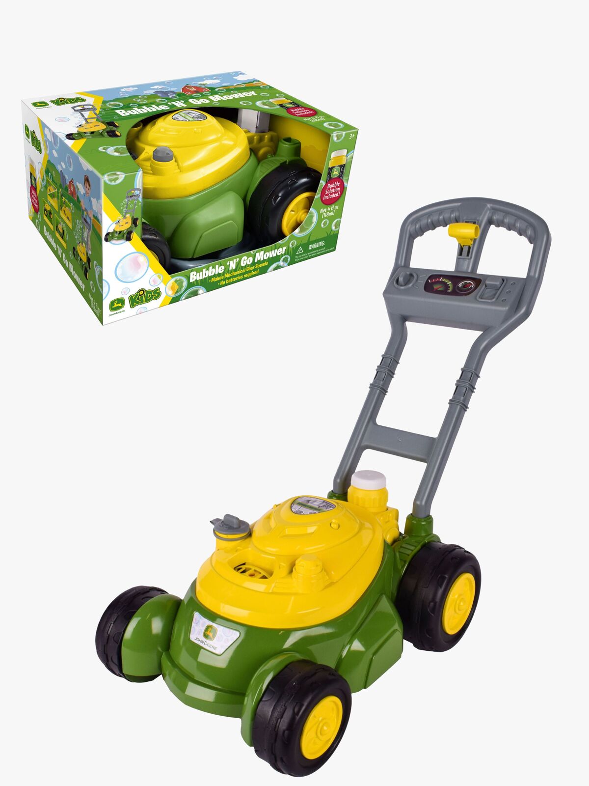 John Deere Seifenblasenmaschine Rasenmäher