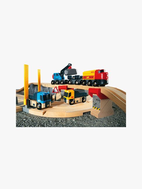 BRIO World 33210 Straßen & Schienen Steinverladeset