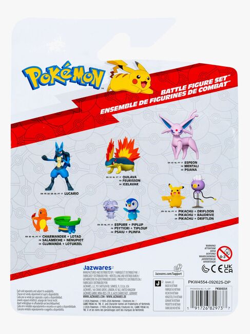 Pokémon Battle Figurenset Fiffyen, Karnimani & Kabutops 3er-Pack