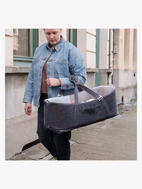 Doomoo Babynest/Babytragetasche 3-in-1, Grau