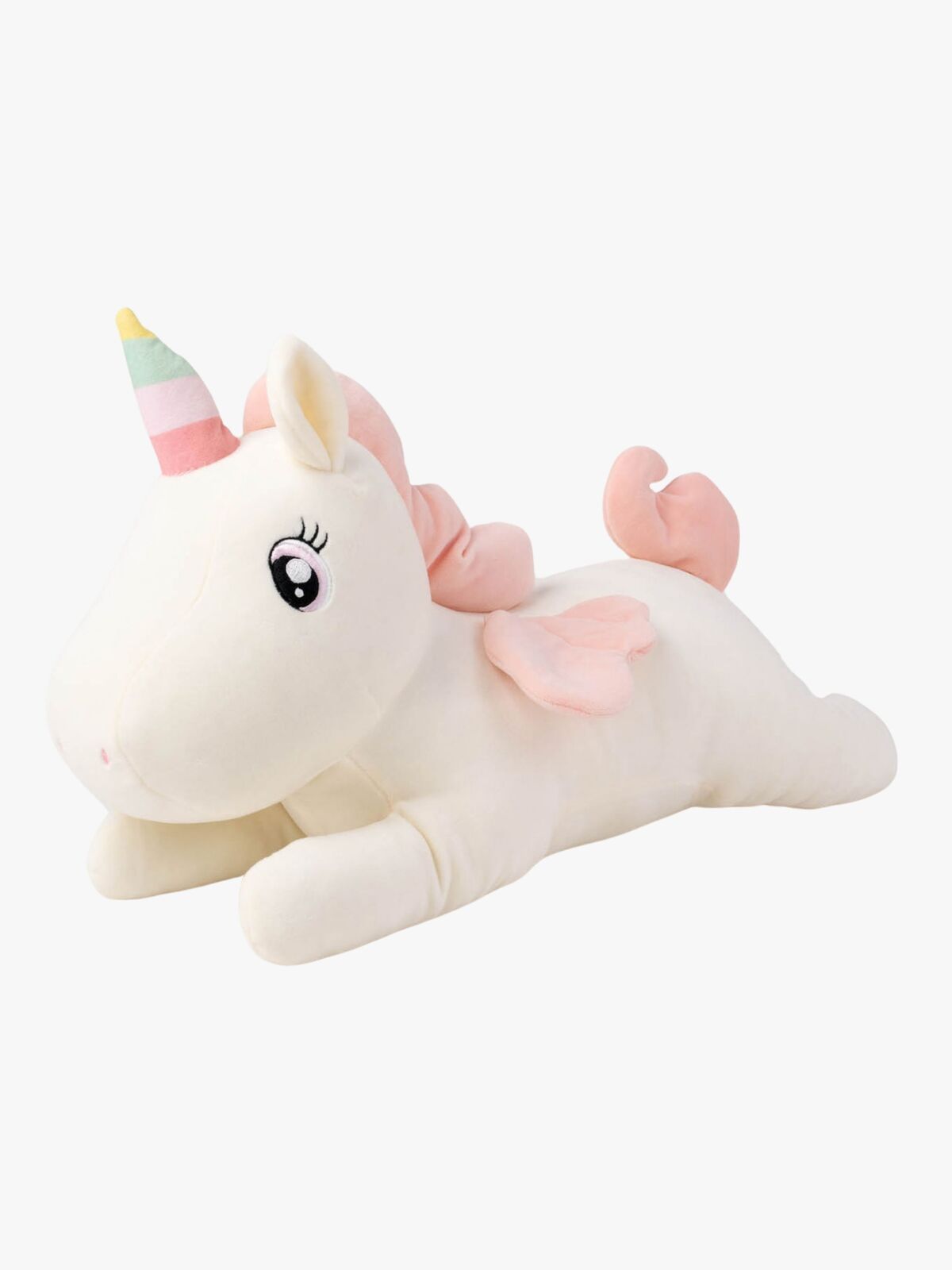 Teddykompaniet Plüschspielzeug Liegendes Einhorn 52 cm, Weiß