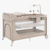 Kinderkraft LEODY UP Reisebett mit Zubehör, Beige