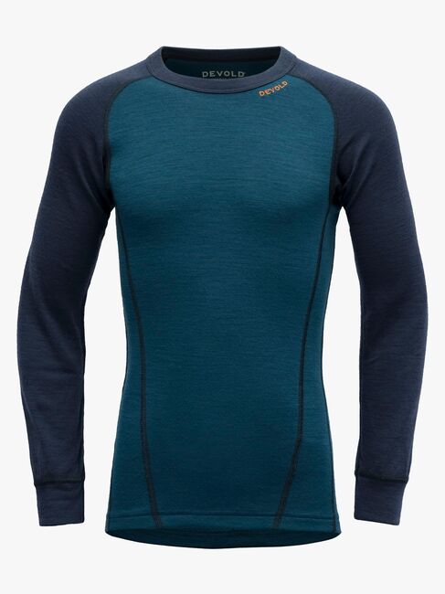 Devold DUO ACTIVE Thermo-Unterhemd Merinowolle JR, Ink