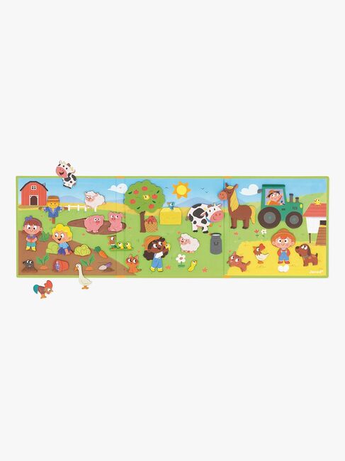 Janod Magneti'Stories Magnet-Set Bauernhof 30 Teile