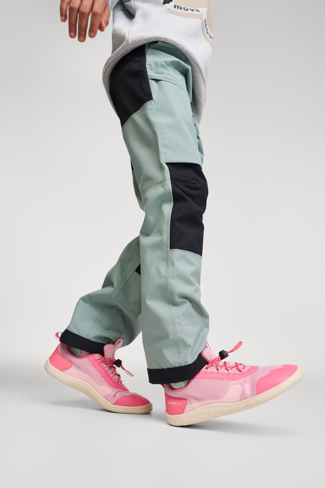 Reima Tallustelu Barefoot WP Sneaker, Light Heather