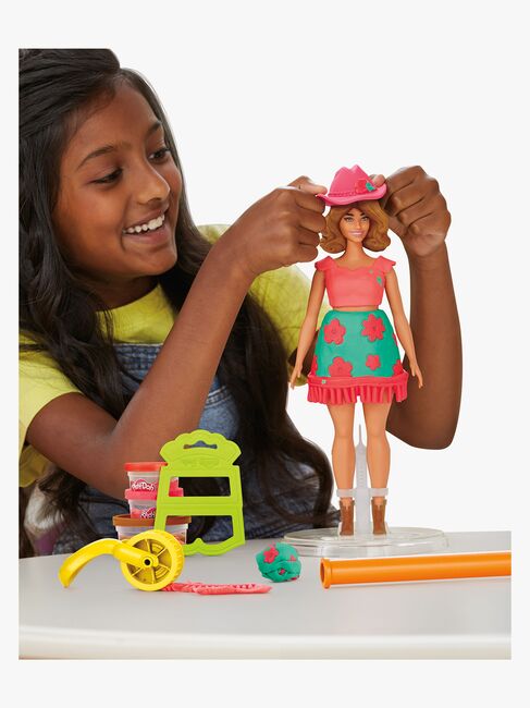 Play-Doh Barbie Knete Blumen und Fransen