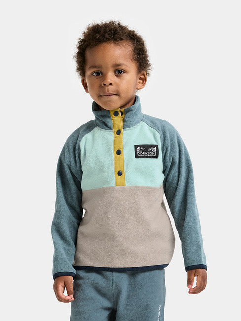 Didriksons Monte Fleece-Pullover, Ocean Mint