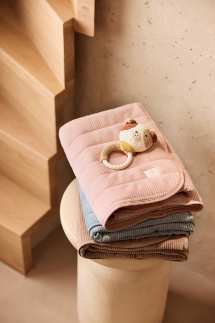 Jollein Decke 75x100 cm Velvet Rib, Wild Rose