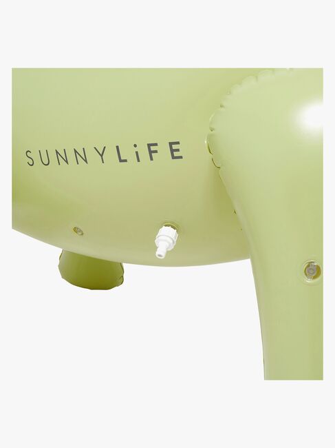 SUNNYLiFE Giant Dino Aufblasbarer Sprinkler, Into the Wild Khaki