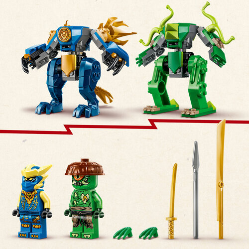 LEGO Ninjago 71853 Duell mit Jays Drachen-Mech