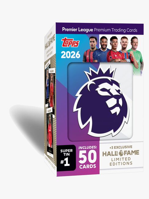 Topps Premier League Sammelkarten Starterset Super Tin 53 Teile