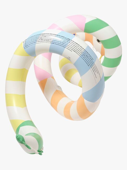 SUNNYLiFE Großes Schwimmendes Spielzeug, Poolside Sorbet Stripe