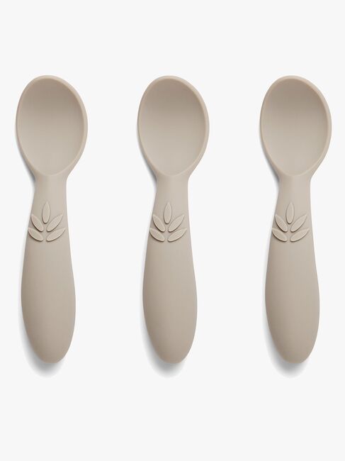 nuuroo Ella Löffel Silikon 3er-Pack, Cobblestone