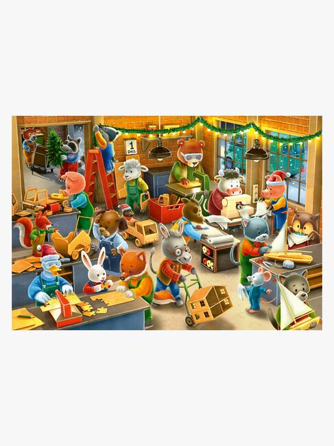 Ravensburger Christmas Toy Factory Puzzles 2x12 Teile