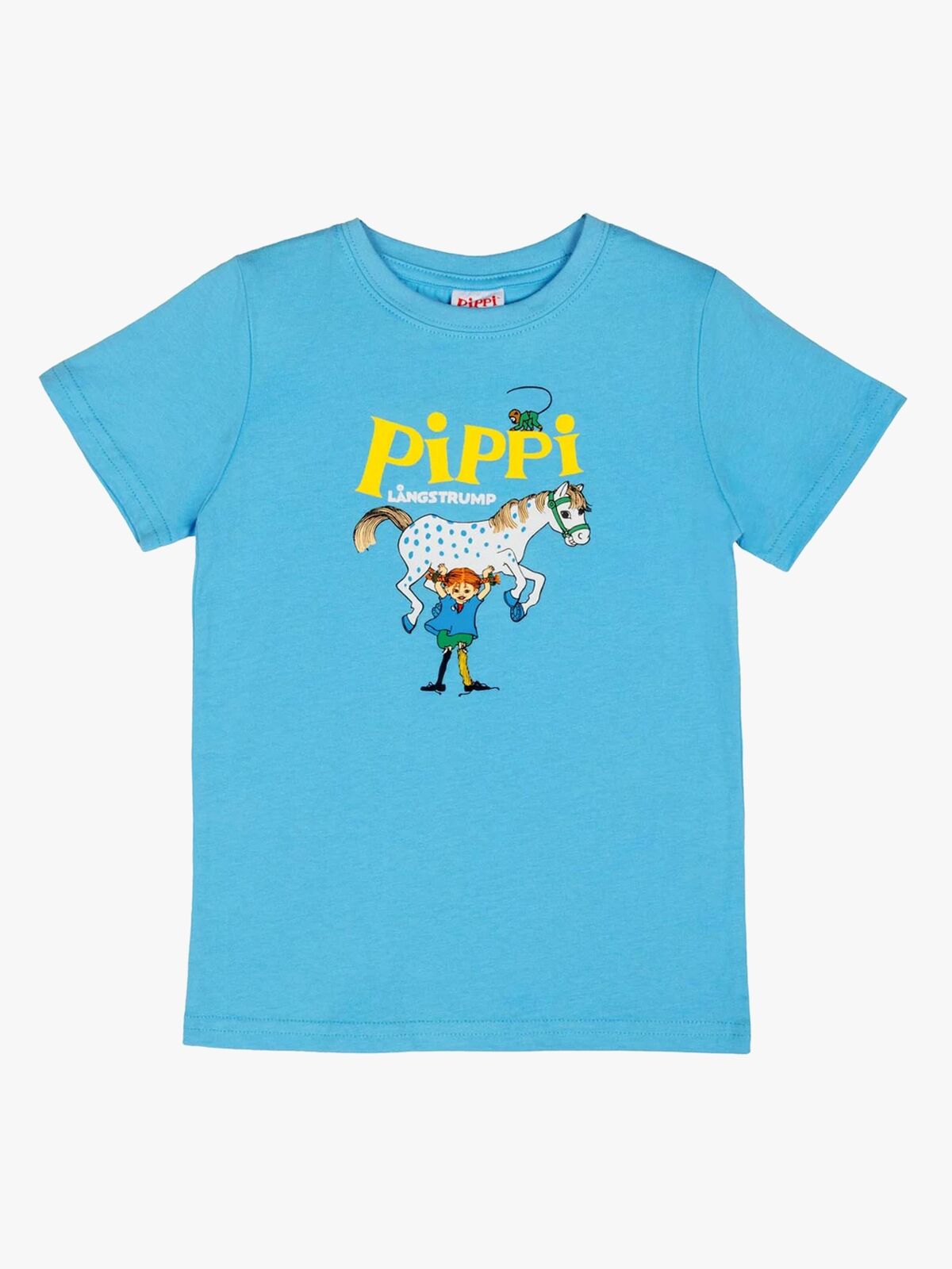 Pippi Langstrumpf X Martinex Pippi Logo T-Shirt, Blau