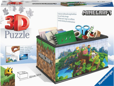 Ravensburger Minecraft Puzzle Schatzkiste 108 Teile