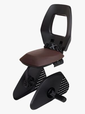 BoBike ONE Junior Rack Mount Fahrradsitz, Dark Brown