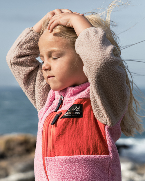 Didriksons Anten Fleecejacke, Light Heather Pink