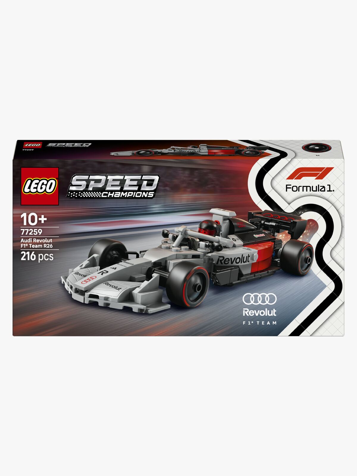 LEGO Speed Champions 77259 Audi Revolut F1 Team R26 Rennwagen