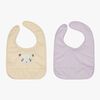 OYOY Lun Lun Panda Lätzchen 2er-Pack, Vanilla/Lavender