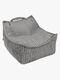 Meowbaby Churros Sitzsack, Moondust Grey