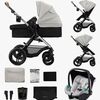 Kinderkraft MOOV 2 XL Air Kombikinderwagen, Moonlight Grey