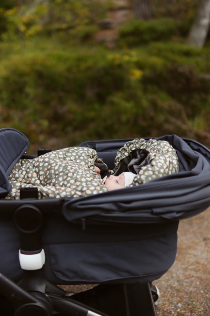 Oh, Poppy! Lily Quilted Fußsack, Poppy Forest Green