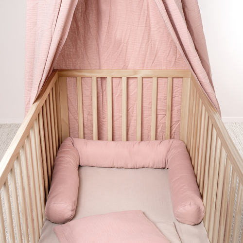 Julius Zöllner Bettschlange Muslin, Dusty Rose