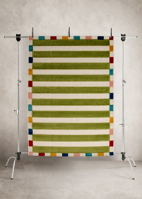 Minitude ARCADE Teppich 120 x 170 cm, Grün JOL001-STRIP-G10-4785_5a.jpg
