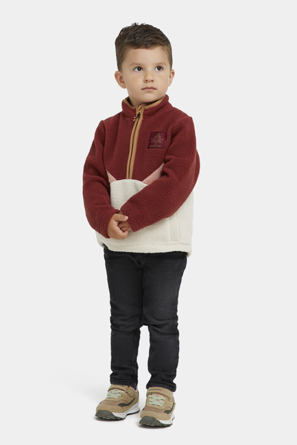 Nordbjörn Rydal Fleecejacke, Madder Brown/Rose Dawn/Oatmeal