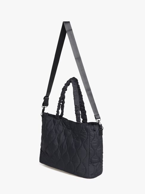 Petite Chérie Chloé Quilted Wickeltasche, Black