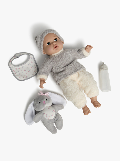 Cloudberry Castle Twins Deluxe Geschenkset Puppe 35 cm, Pink/Grau TWIN-DOLLS-25211-2746_3b.jpg